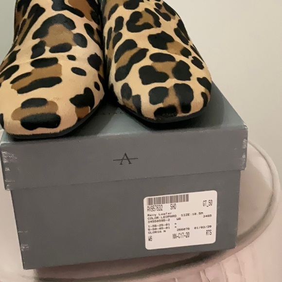 Aquatalia Leather Reva Loafer in Leopard - Picture 7 of 7